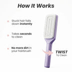 Self Cleaning Hair Brush