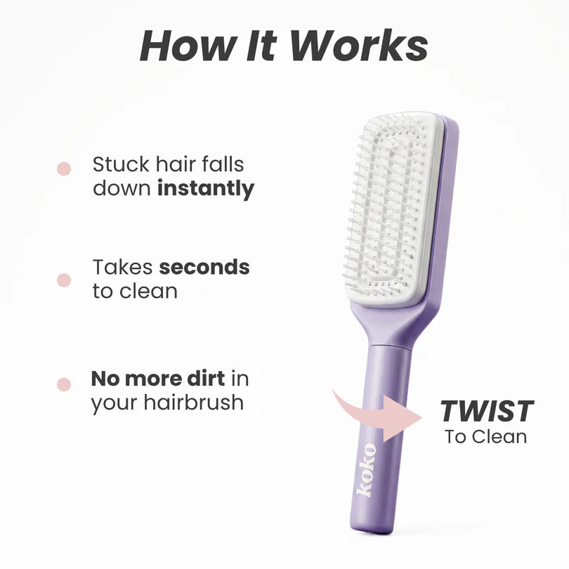 Self Cleaning Hair Brush