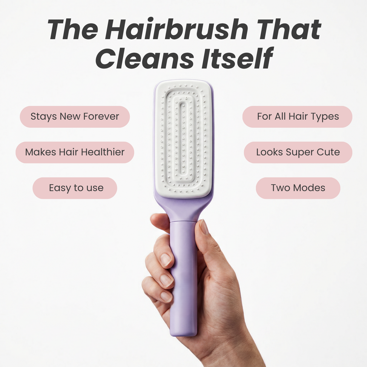 Self Cleaning Hair Brush