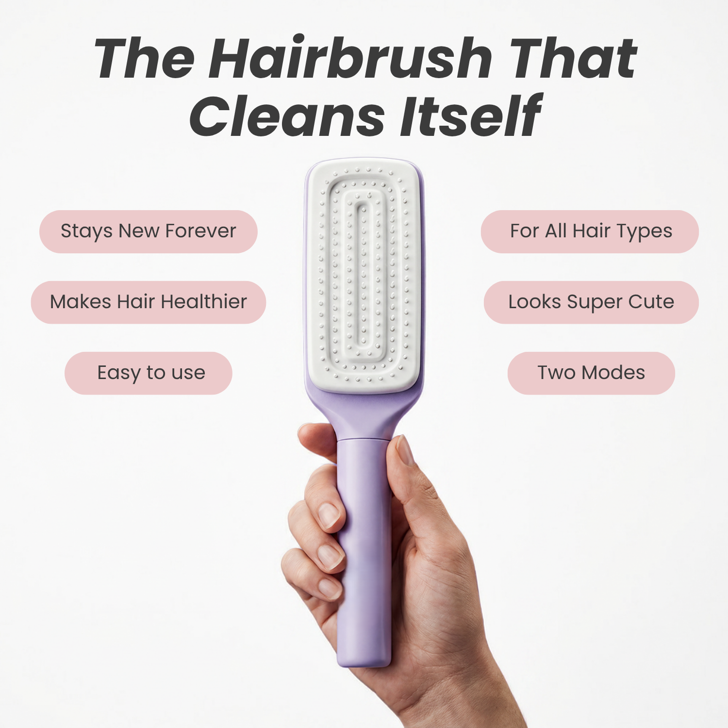 Self Cleaning Hair Brush