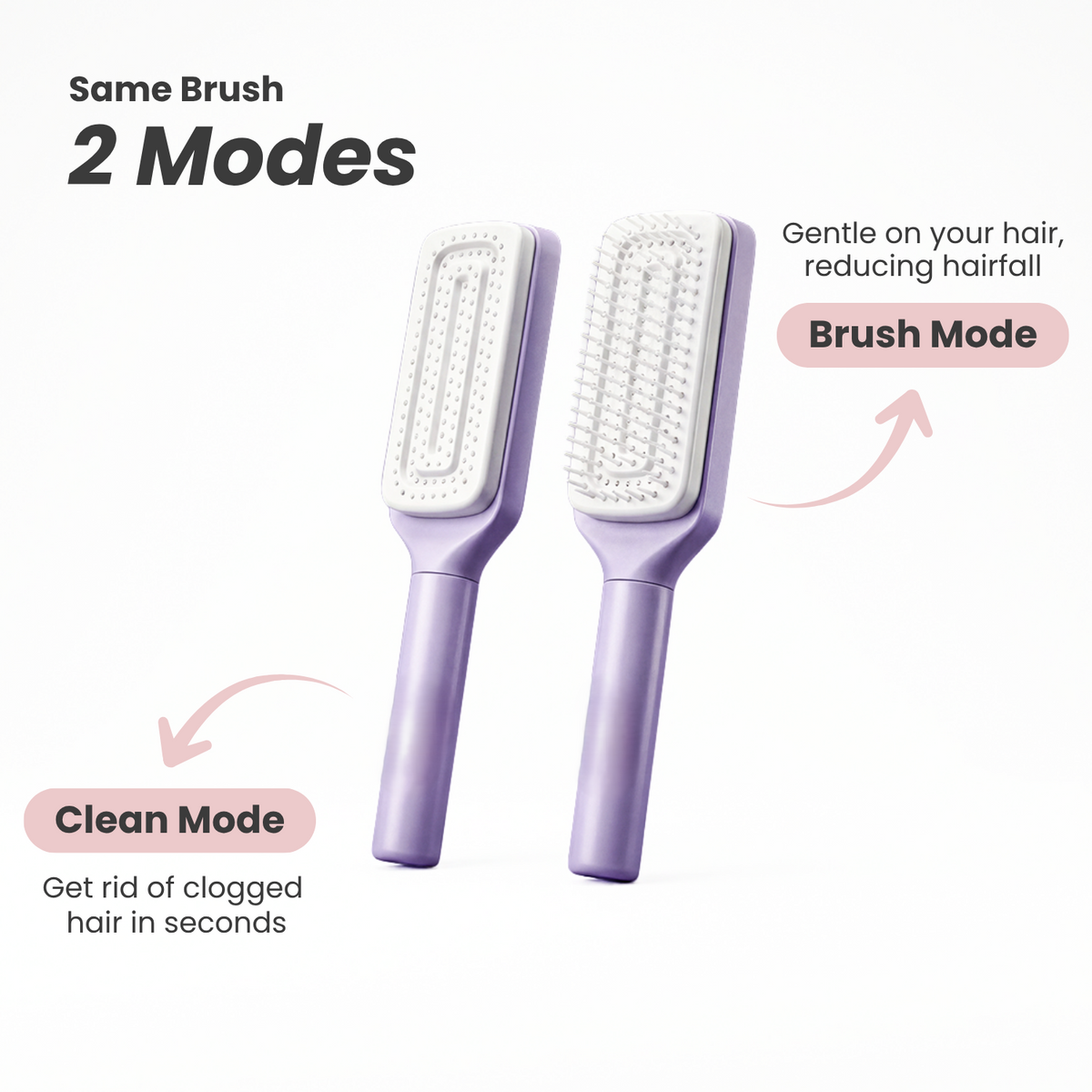 Self Cleaning Hair Brush