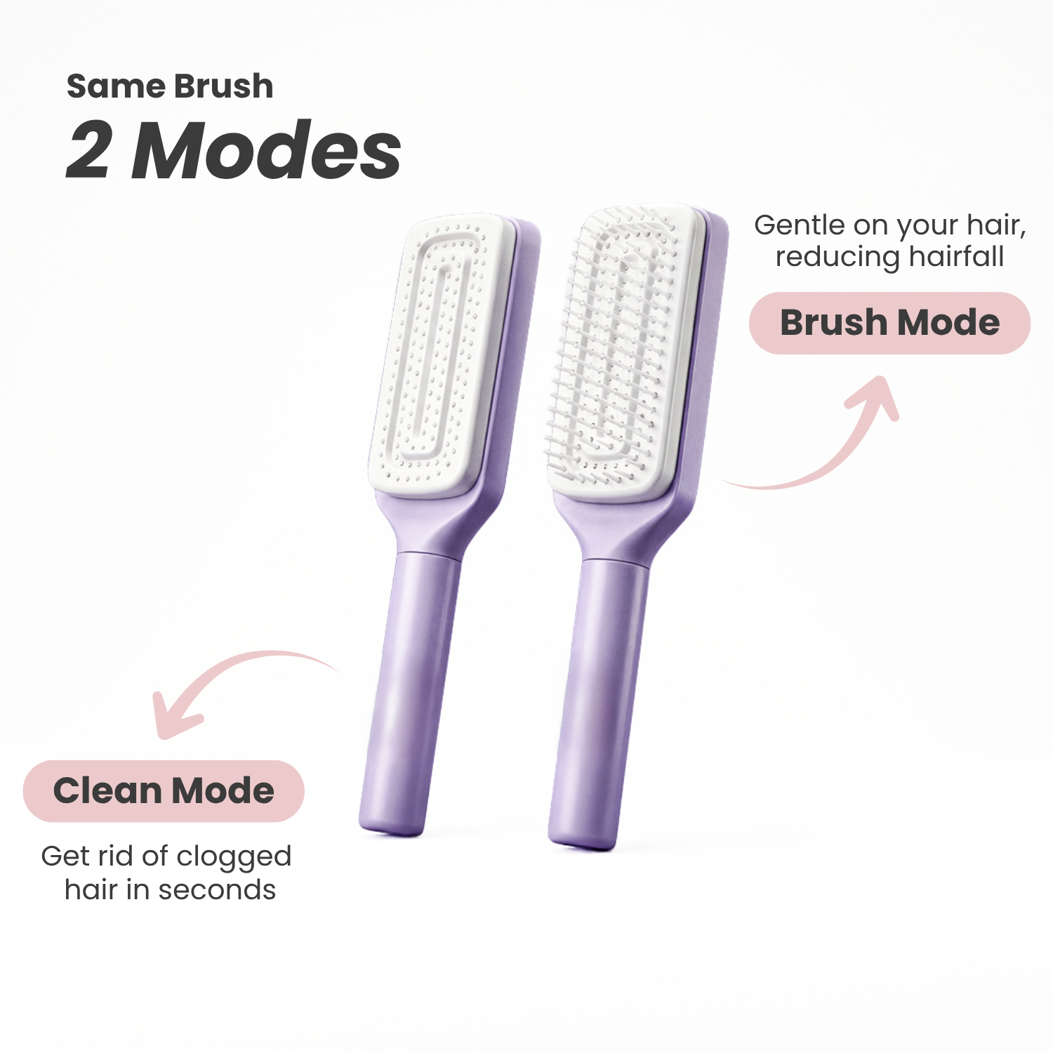 Self Cleaning Hair Brush
