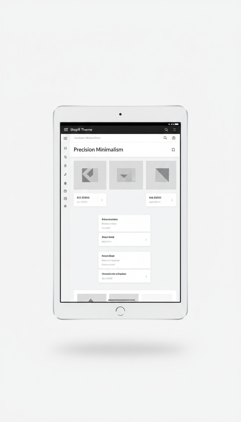 Minimal Single-Product Theme